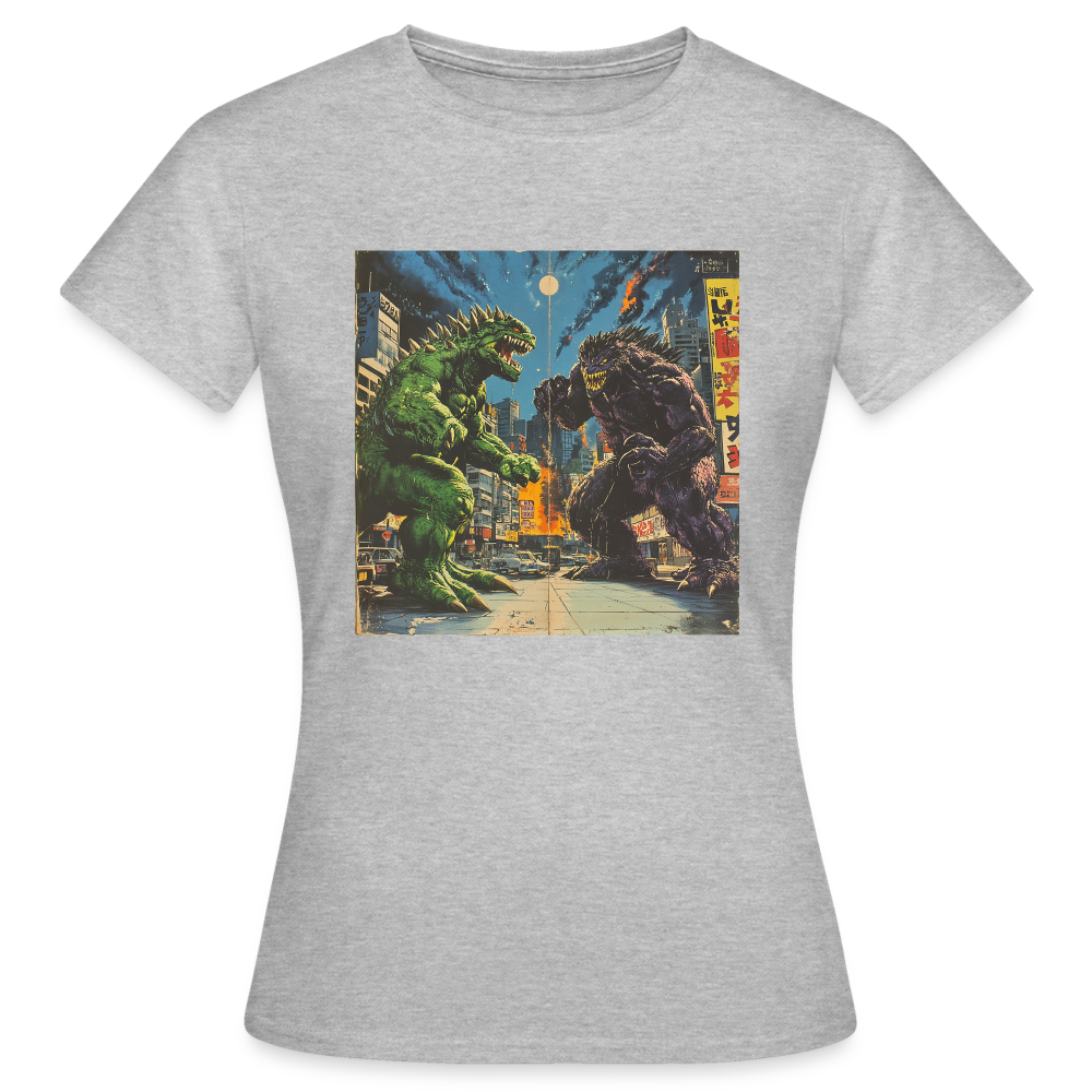 Kampen vid Solnedgången, T-shirt dam - gråmelerad