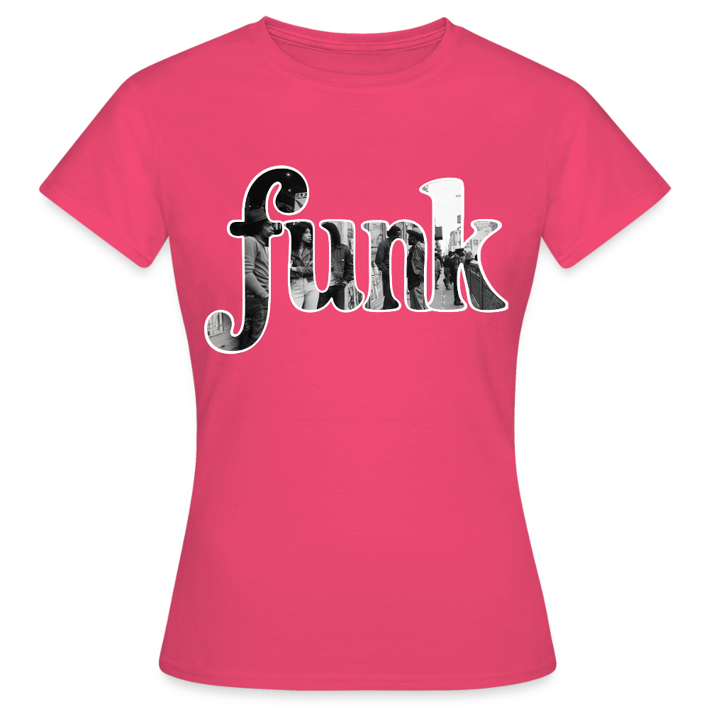 Funk Vibes, T-shirt dam - azalea