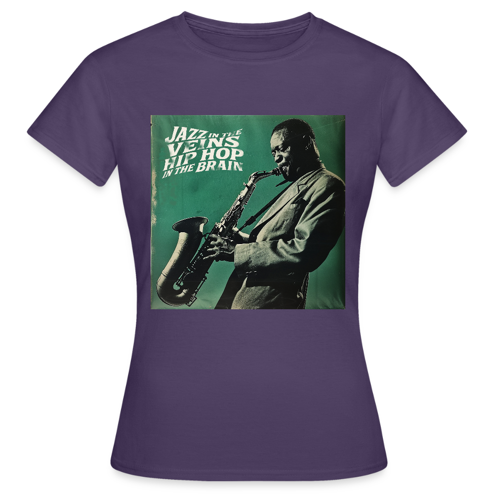 Groove in the Mind, T-shirt dam - mörklila