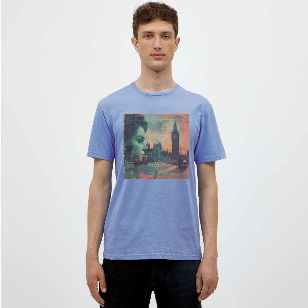 The Beat of London, T-shirt herr - carolina blue