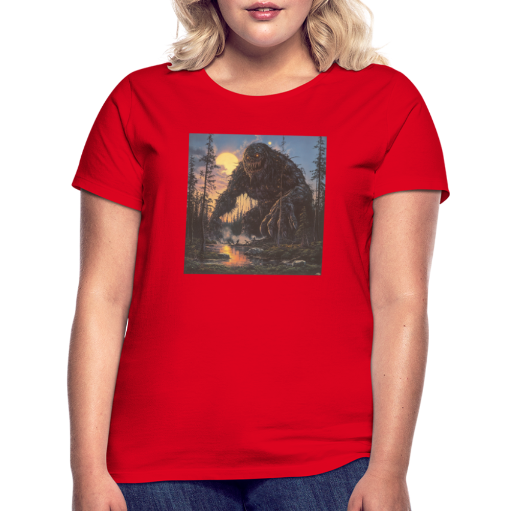 I Skuggorna av Värmland, T-shirt dam - röd