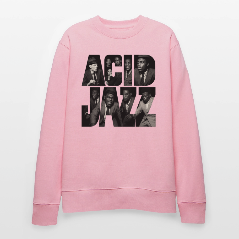 80s Club Jazzdance, Ekologisk sweatshirt CHANGER unisex från Stanley/Stella - ljusrosa