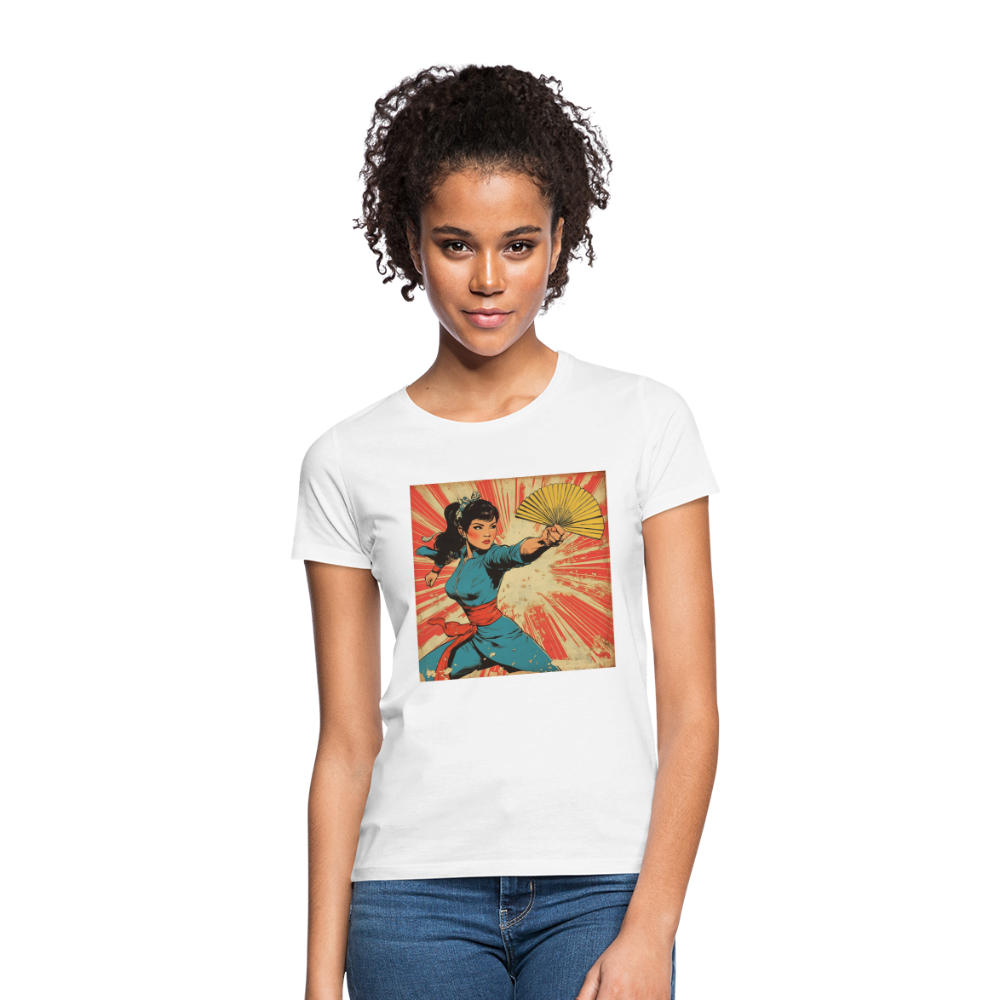Solfjädern, T-shirt dam - vit