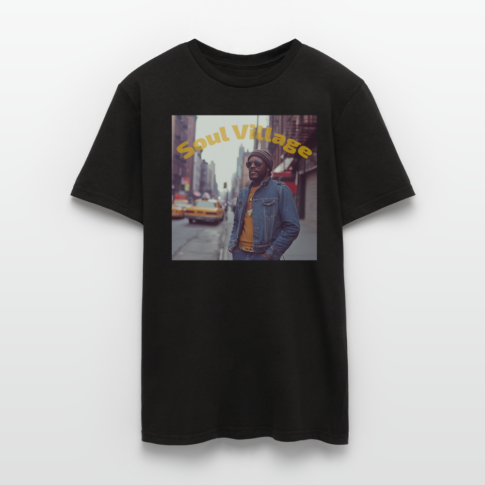 Soul Village, T-shirt herr - svart