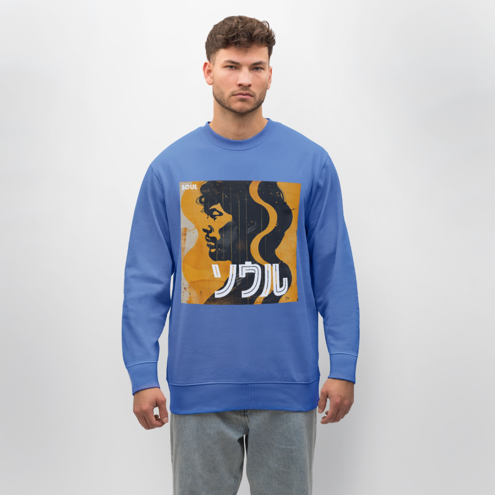Nippon Grooves, Ekologisk sweatshirt CHANGER unisex från Stanley/Stella - blå