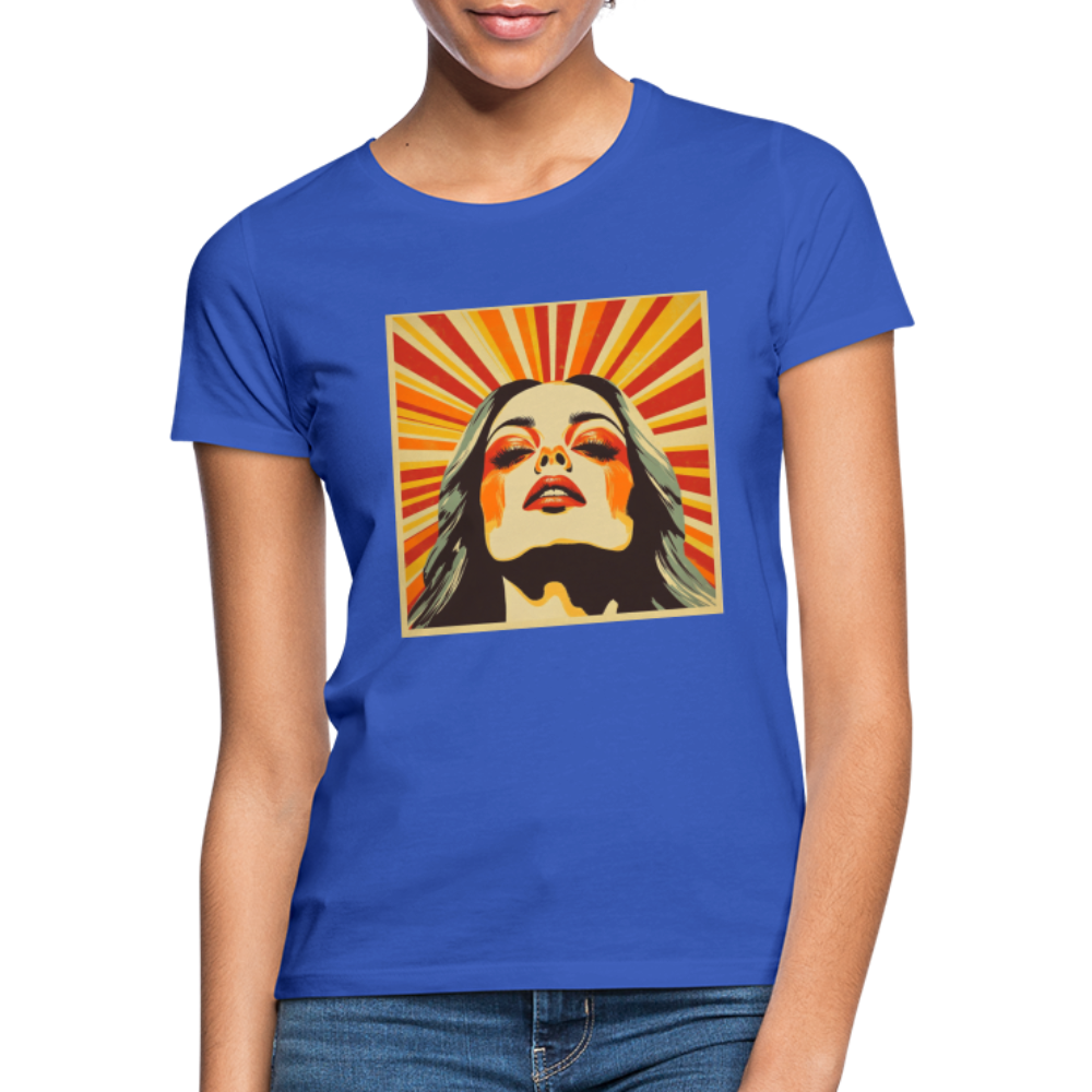 Sun Girl, T-shirt dam - royalblå