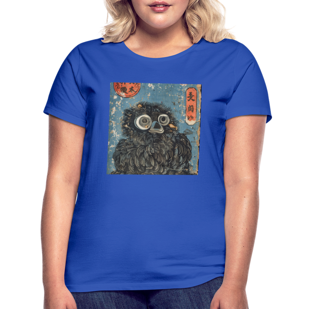 Denimiko, T-shirt dam - royalblå