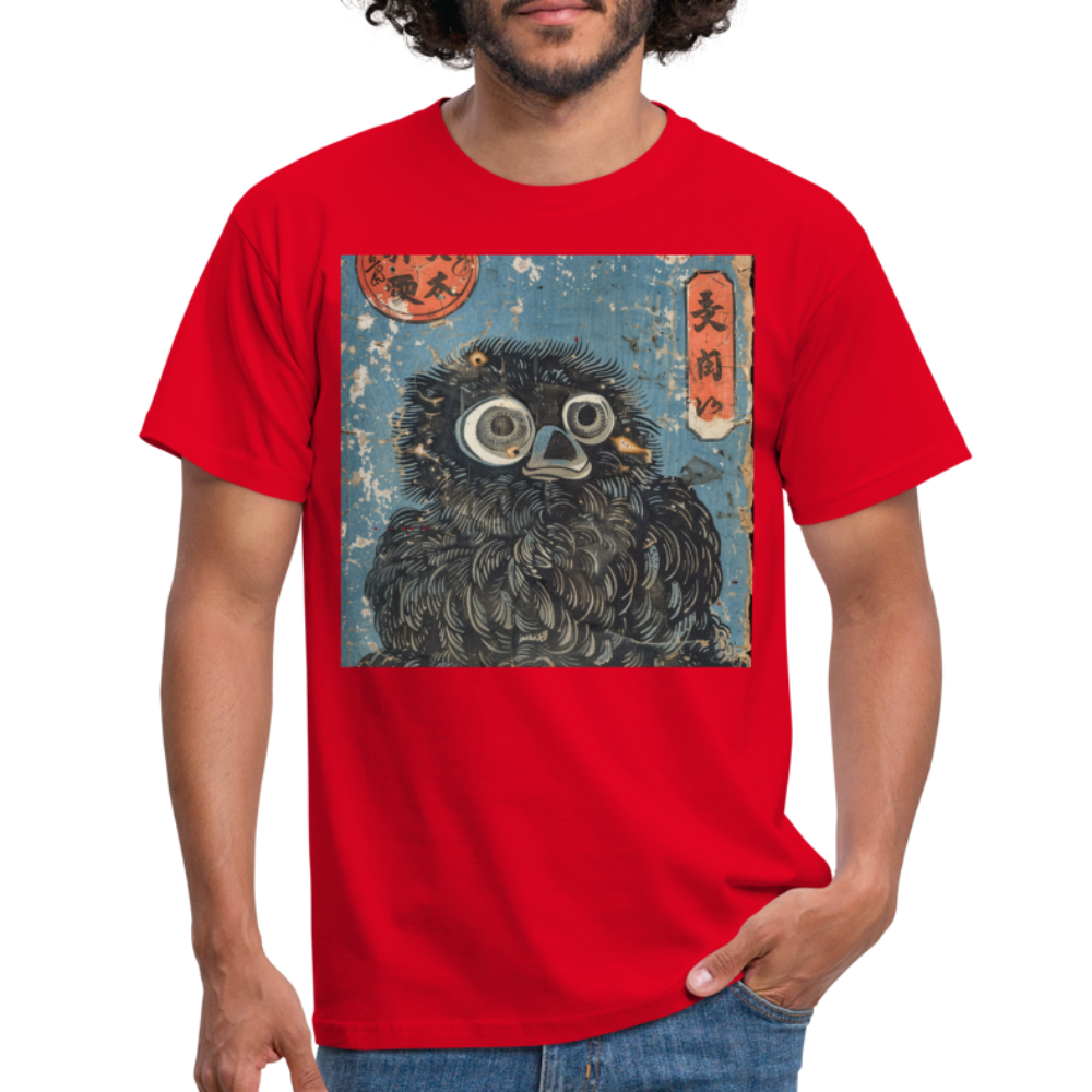 Denimiko, T-shirt herr - röd