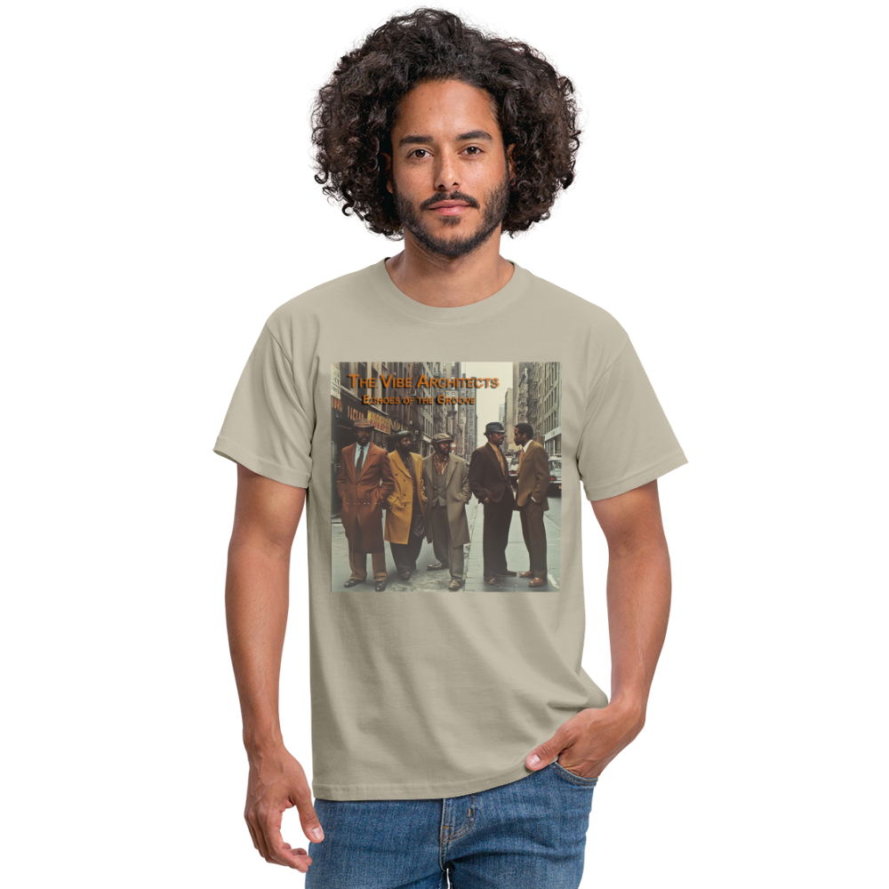 The Vibe Architects, T-shirt herr - sandbeige