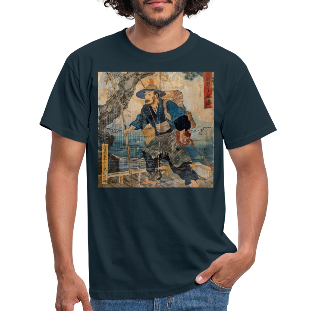 Fiskaren som bytte karriär, T-shirt herr - marinblå