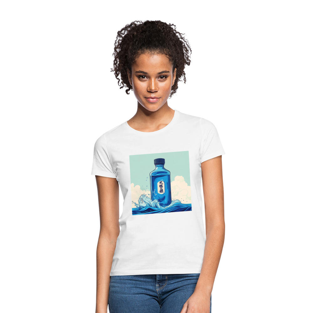 I Blått och Tystnad, T-shirt dam - vit