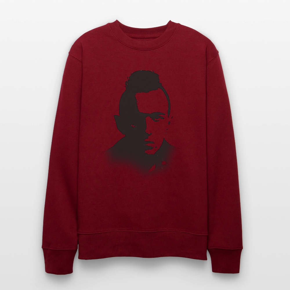 Stencil of Rebellion, Ekologisk sweatshirt CHANGER unisex från Stanley/Stella - vinröd