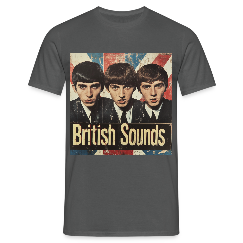 British sounds 1965, T-shirt herr - kolgrå