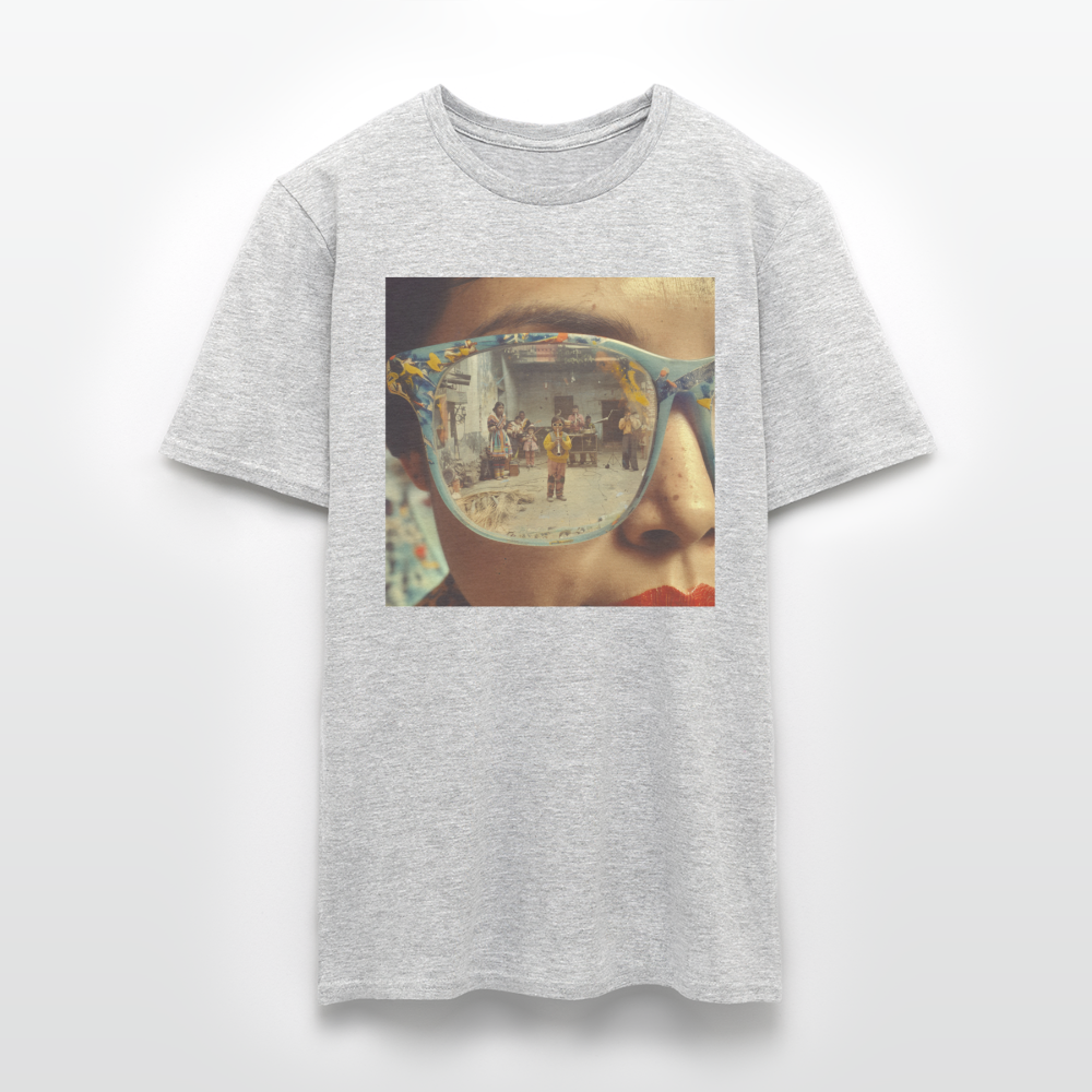 Reflektioner av Anderna, T-shirt herr - gråmelerad