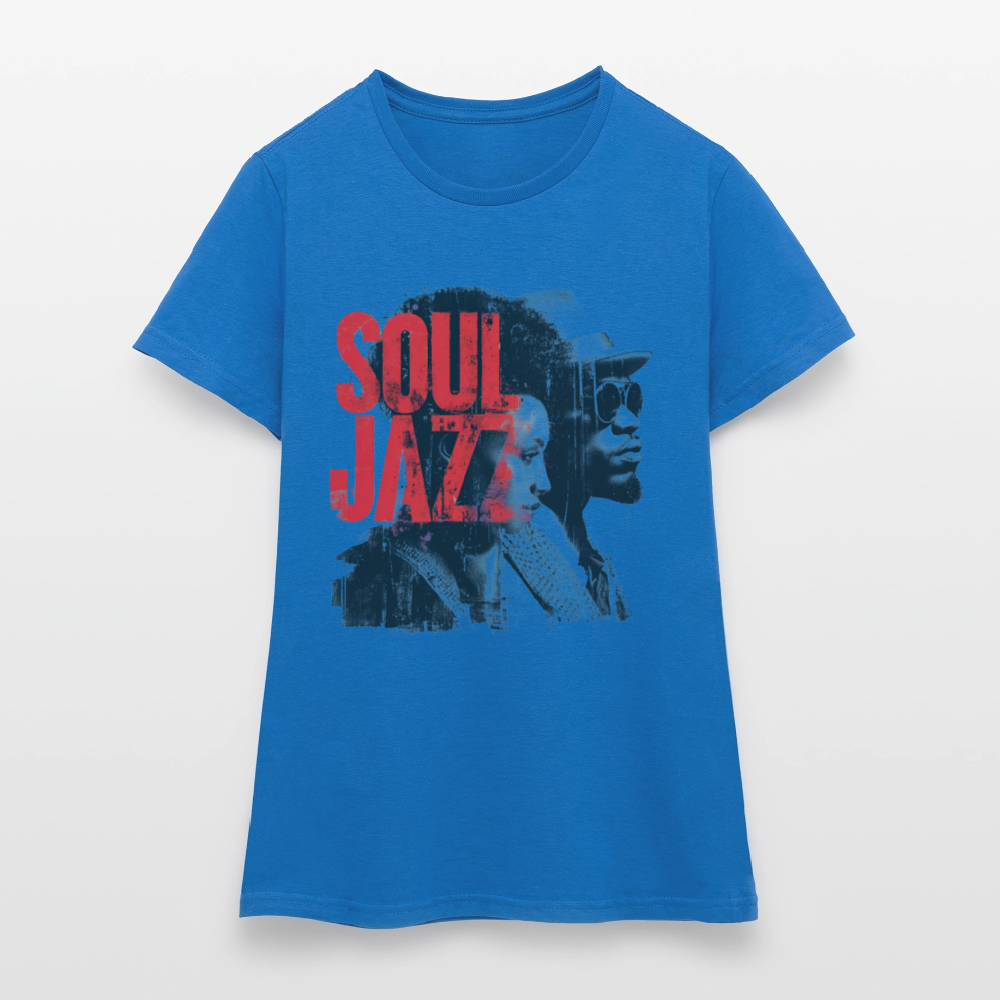 The Essence of Soul Jazz, T-shirt dam - royalblå
