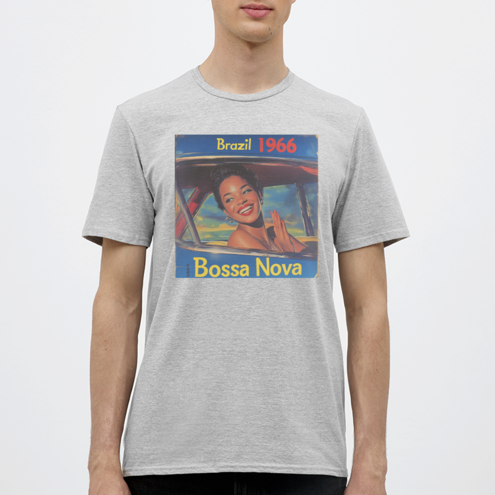 Isabela Costa, brazil 1966, T-shirt herr - gråmelerad