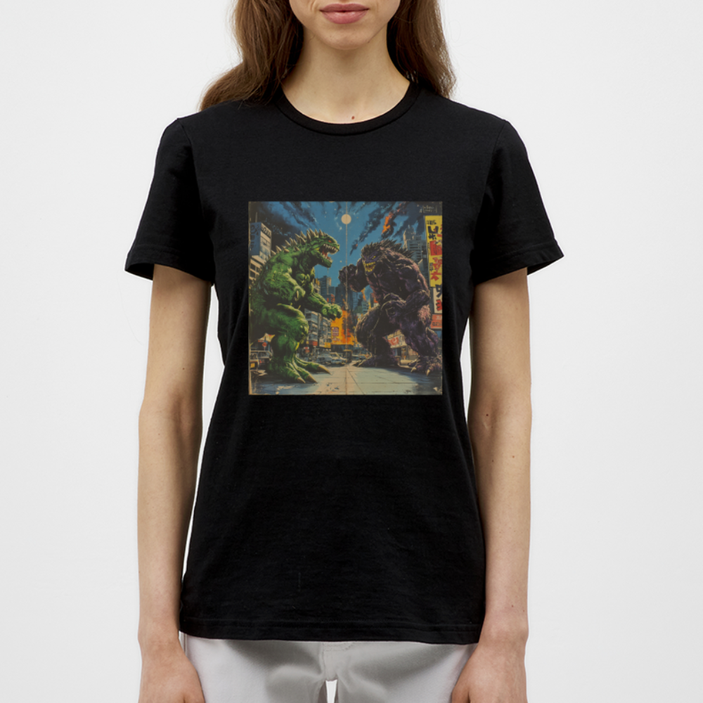 Kampen vid Solnedgången, T-shirt dam - svart