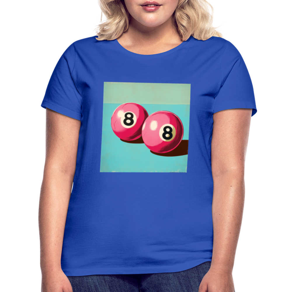 Rosa Rivaler, T-shirt dam - royalblå