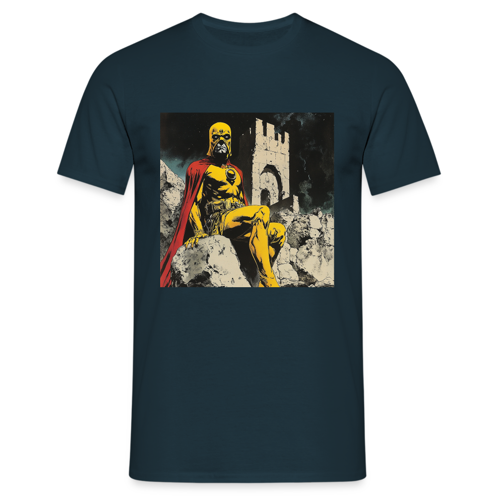 Orkalon, T-shirt herr - marinblå