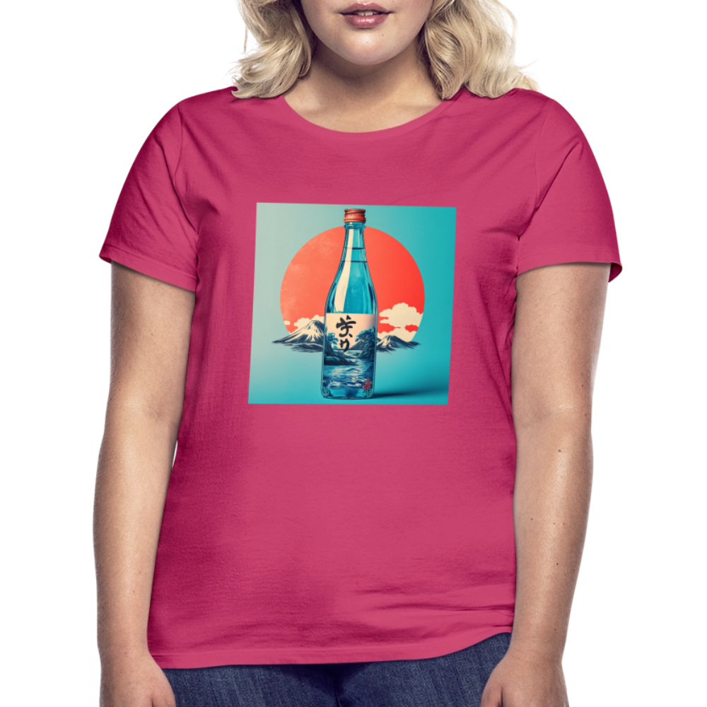 Stillhet i glas, T-shirt dam - azalea