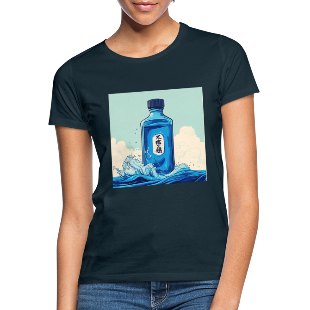 I Blått och Tystnad, T-shirt dam - marinblå