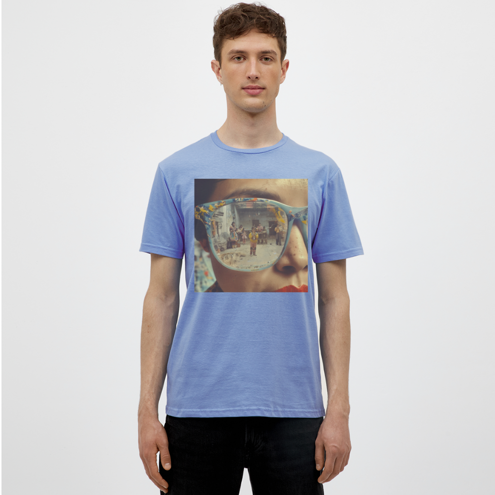 Reflektioner av Anderna, T-shirt herr - carolina blue
