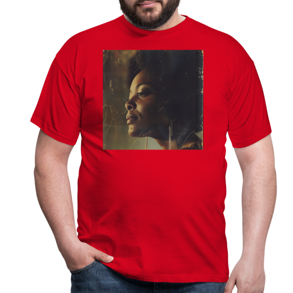 Echoes of Blue, T-shirt herr - röd
