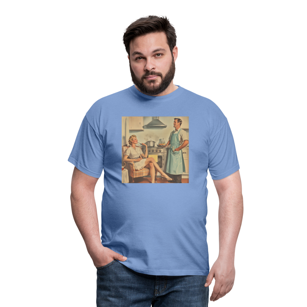 Äta bör man - annars dör man, T-shirt herr - carolina blue