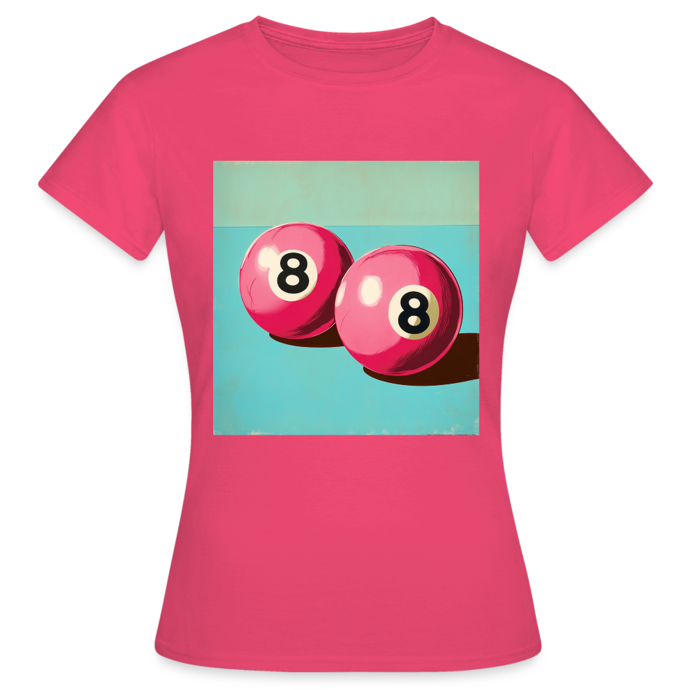 Rosa Rivaler, T-shirt dam - azalea