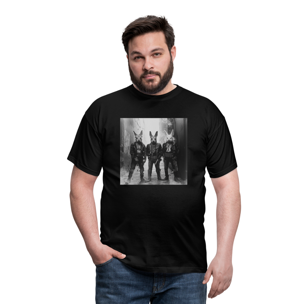 The Hare Raisers, T-shirt herr - svart