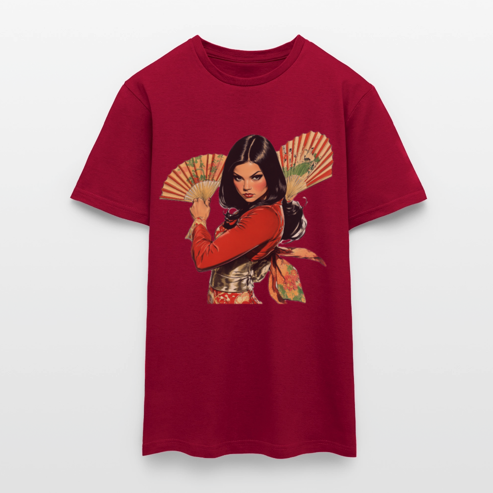 Dansen med Solfjädrar: Vindens krigare, T-shirt herr - tegelröd
