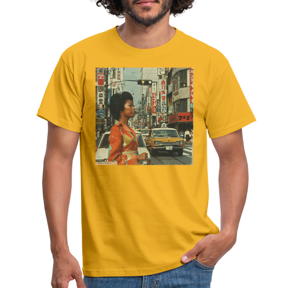 Yumi Sakamoto, T-shirt herr - gul
