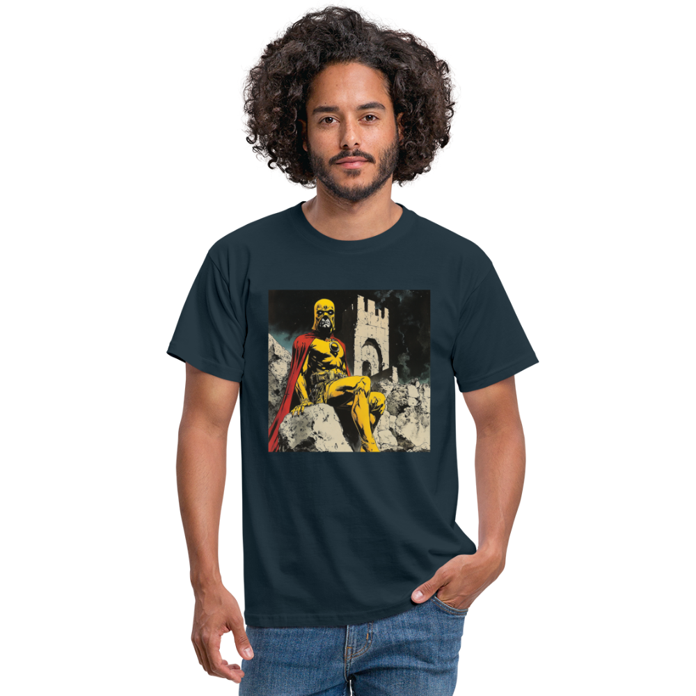 Orkalon, T-shirt herr - marinblå