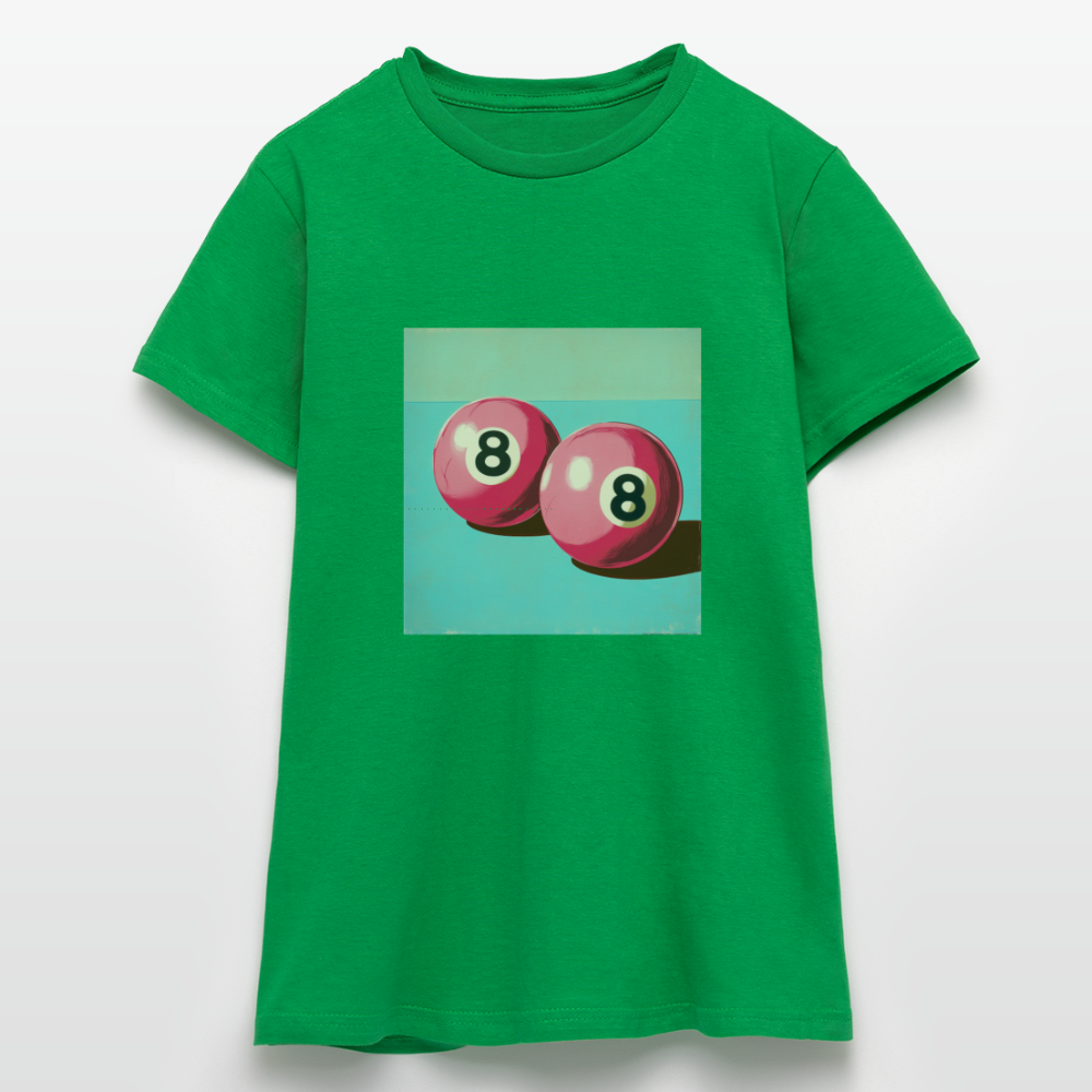 Rosa Rivaler, T-shirt dam - kellygrön