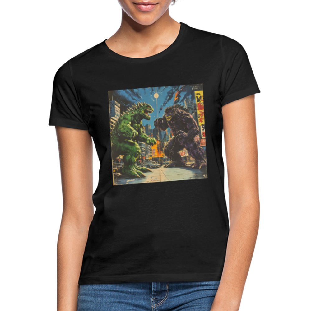 Kampen vid Solnedgången, T-shirt dam - svart