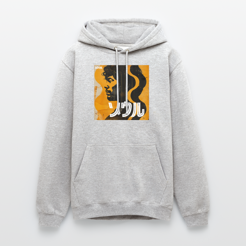 Nippon Grooves, Luvtröja unisex - ljusgråmelerad