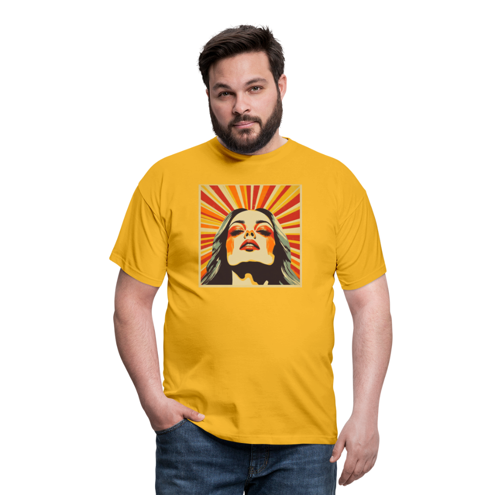 Dagens Första StrÄlar, T-shirt herr - gul