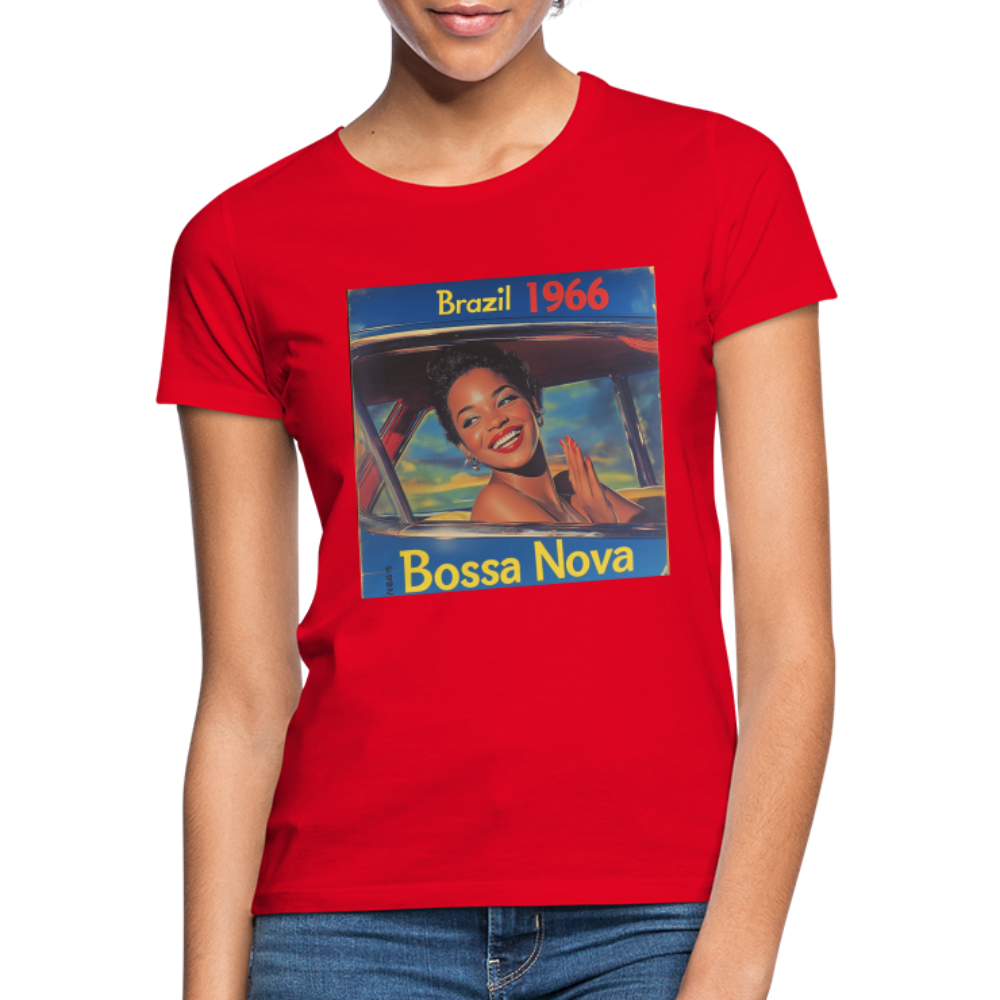 Isabela Costa, brazil 1966, T-shirt dam - röd