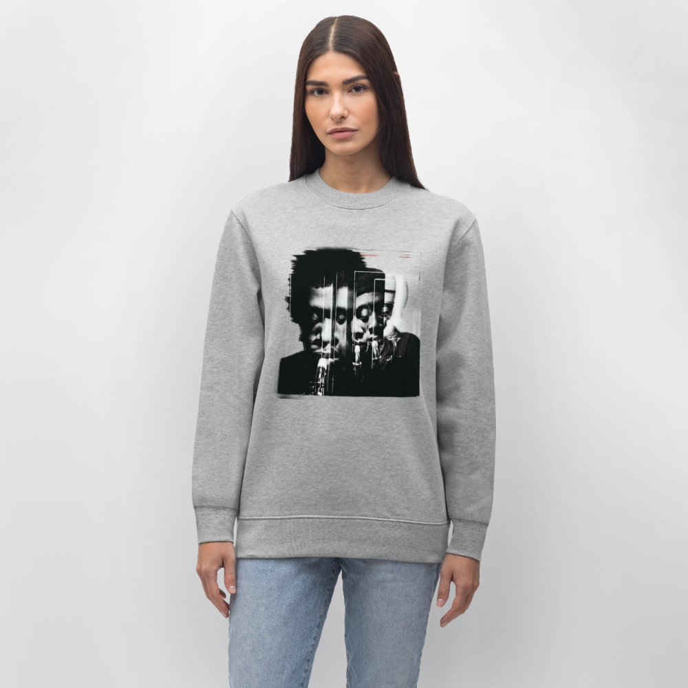 Between Breaths, Ekologisk sweatshirt CHANGER unisex från Stanley/Stella - gråmelerad
