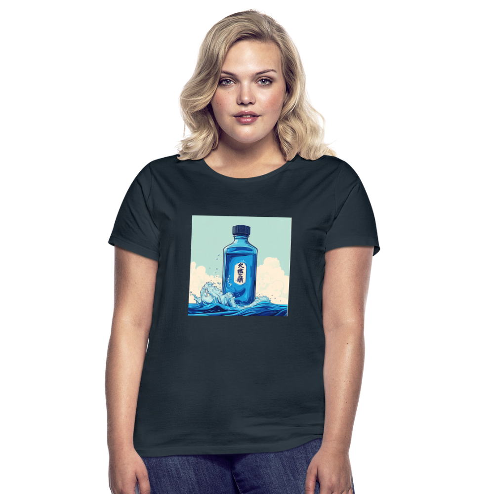 I Blått och Tystnad, T-shirt dam - marinblå