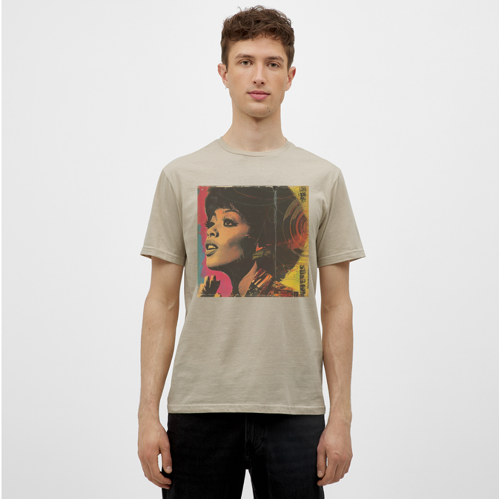 Luna Starfield poster 1963, T-shirt herr - sandbeige