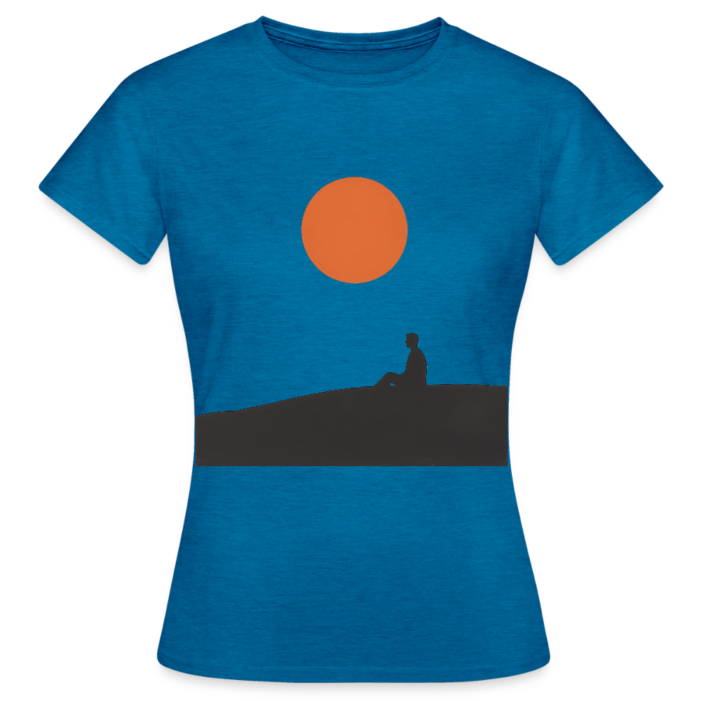 Under the sun, T-shirt dam - antikblå safirljung