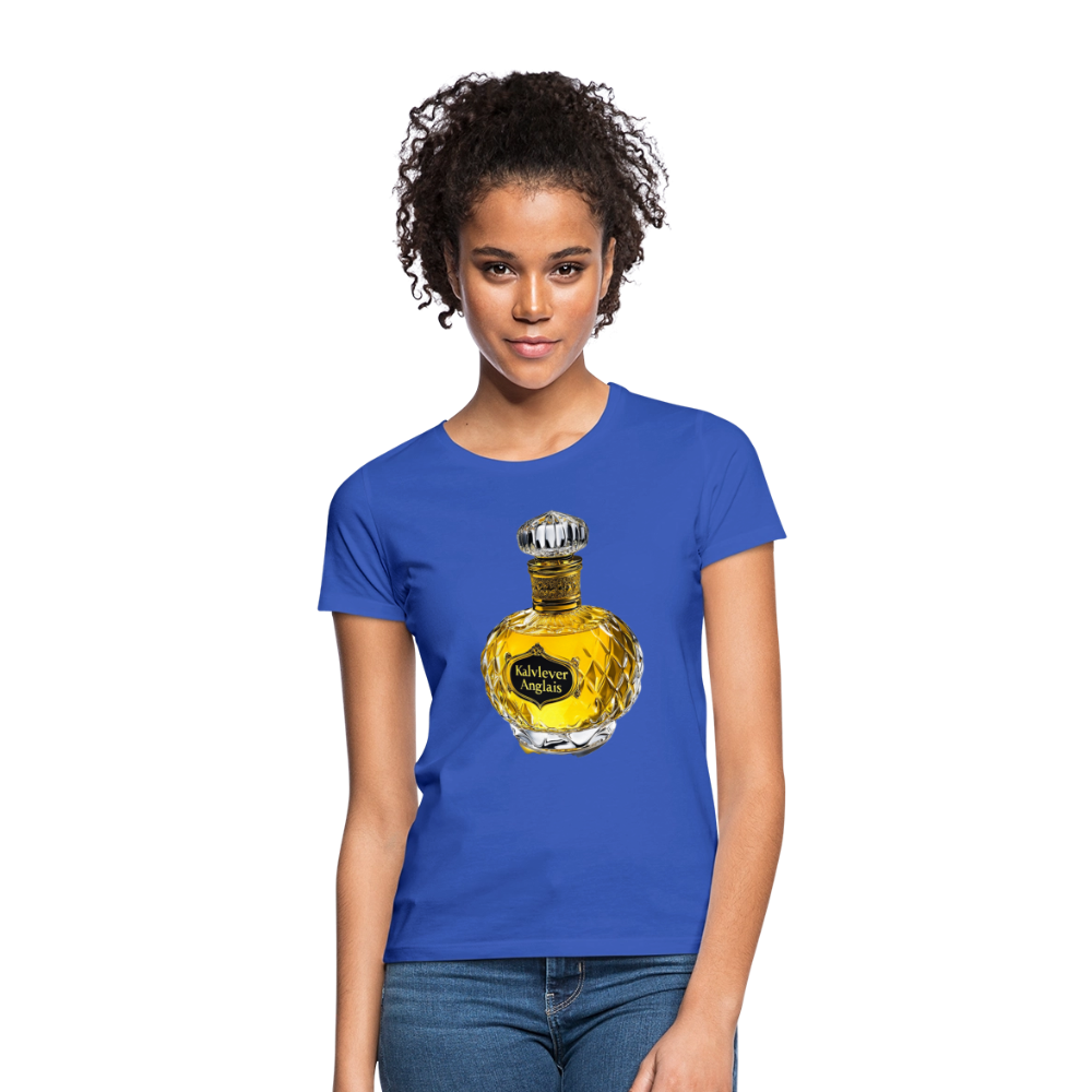 Eau de Perfume, T-shirt dam - royalblå