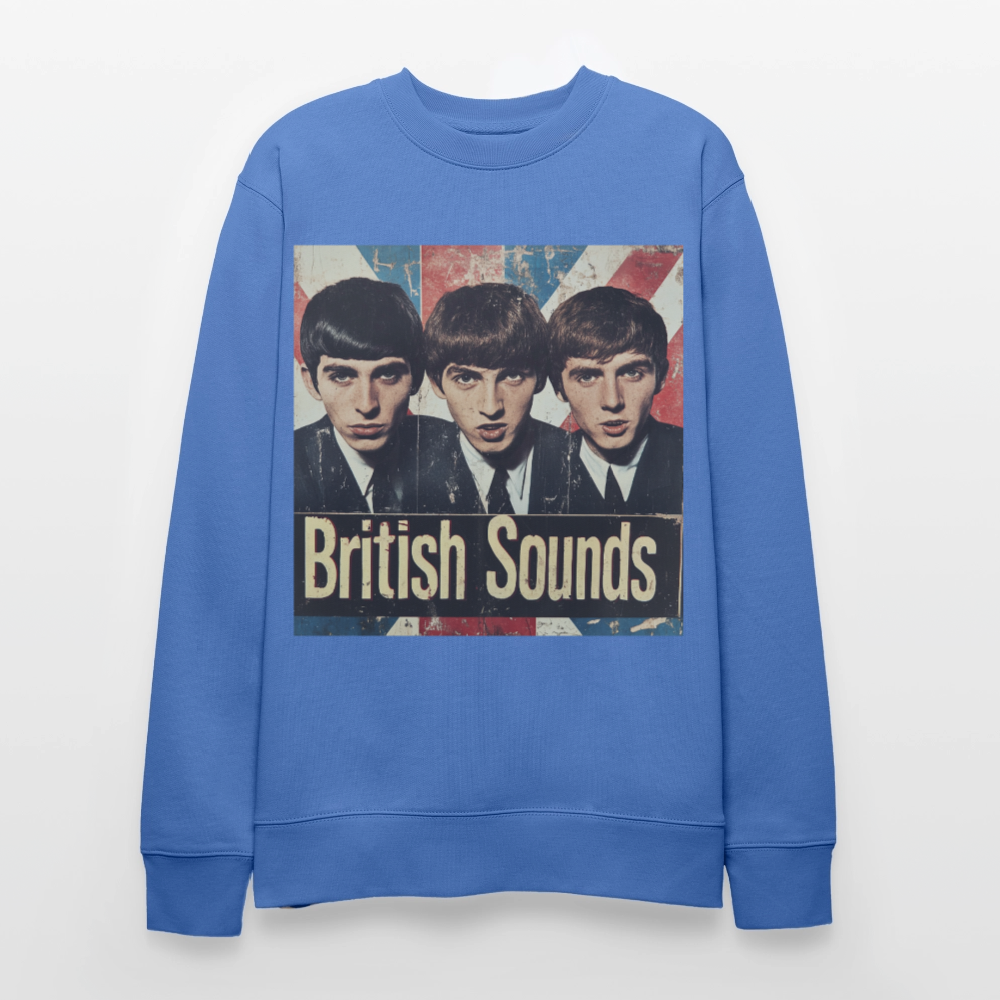 British sounds 1965, Ekologisk sweatshirt CHANGER unisex från Stanley/Stella - blå