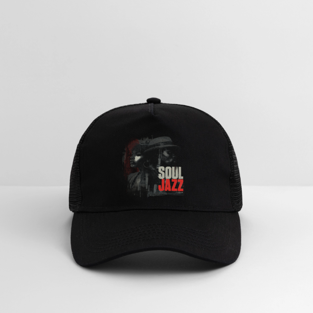 Soul Jazz Experience, Trucker Cap - svart/svart