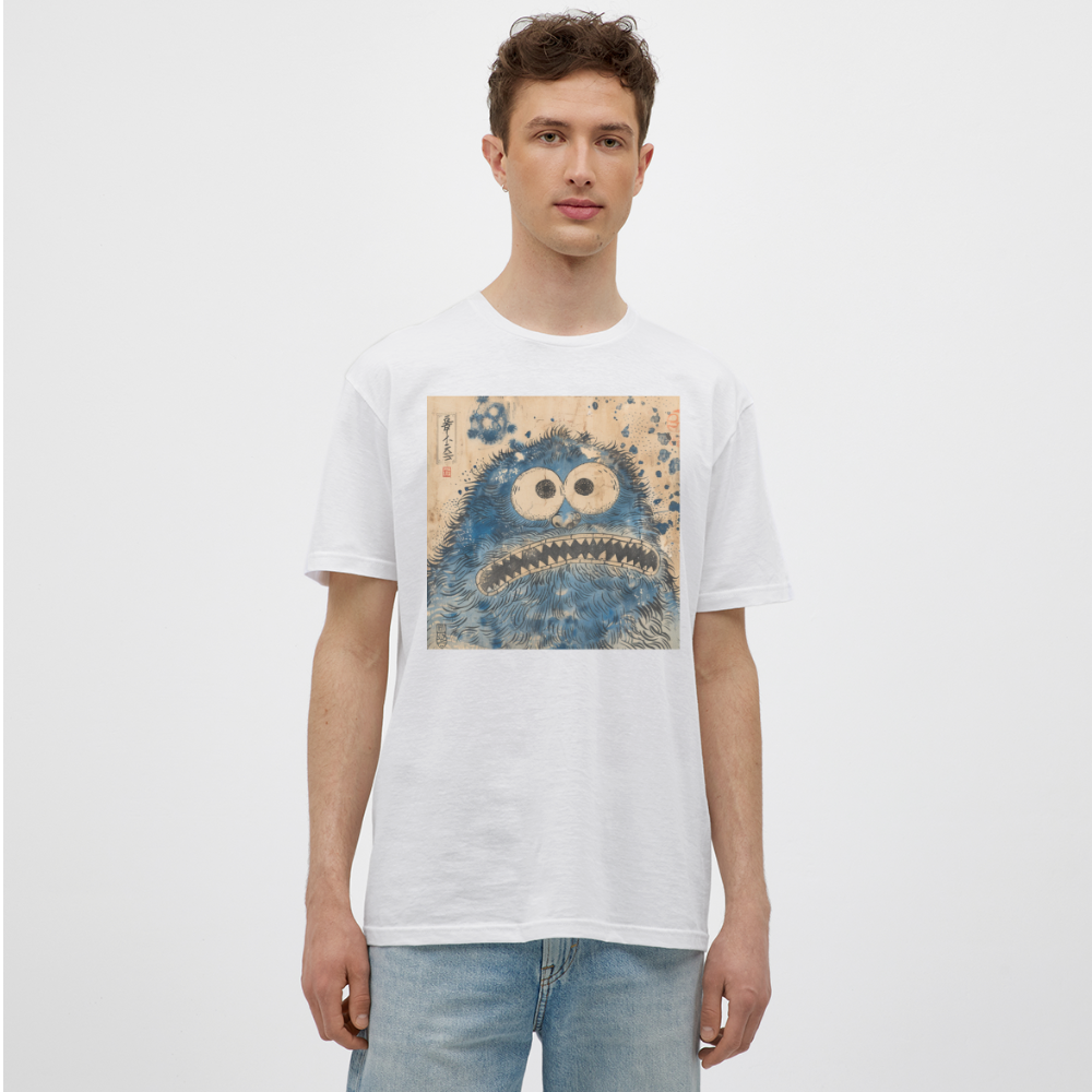 Uramiko ramlar i floden, T-shirt herr - vit