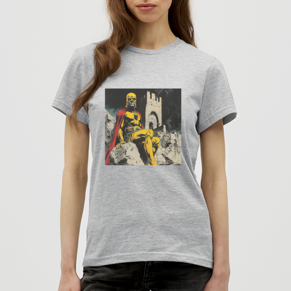 Orkalon, T-shirt dam - gråmelerad