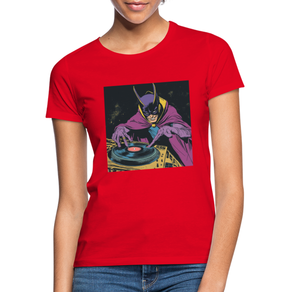Purple Pulse, T-shirt dam - röd