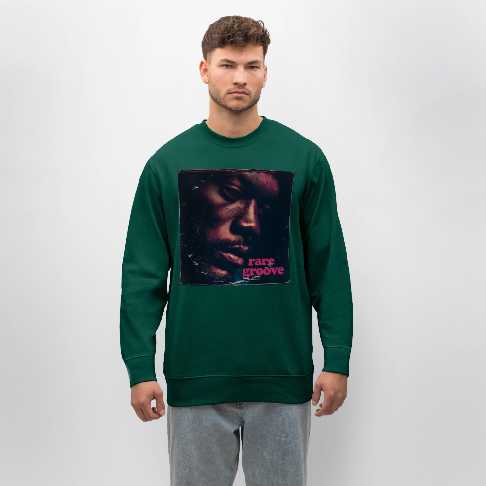 Groove Dust, Ekologisk sweatshirt CHANGER unisex från Stanley/Stella - skogsgrön