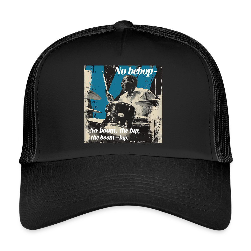 Push It Bebop, Trucker Cap - svart/svart
